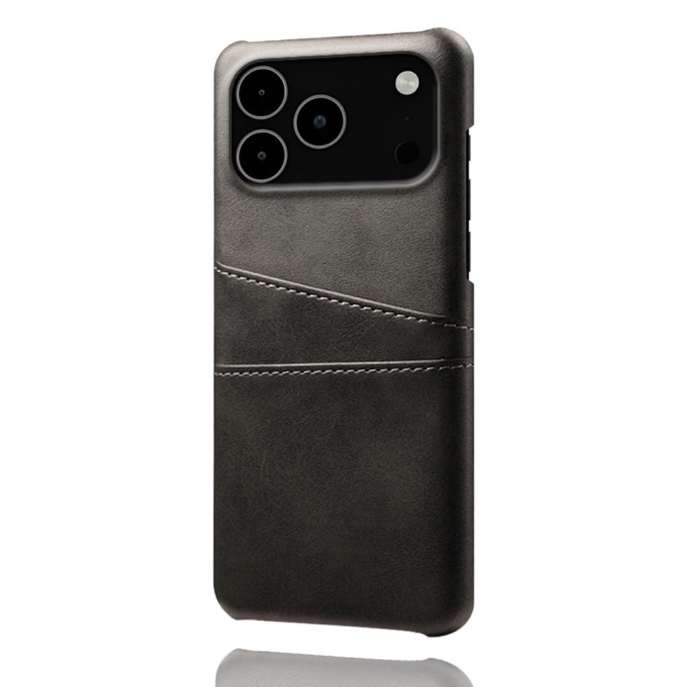 iPhone 17 Pro Max Snyggt skal med 2 kortfack, Svart