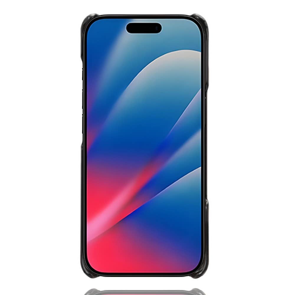 iPhone 17 Pro Max Snyggt skal med 2 kortfack, Svart