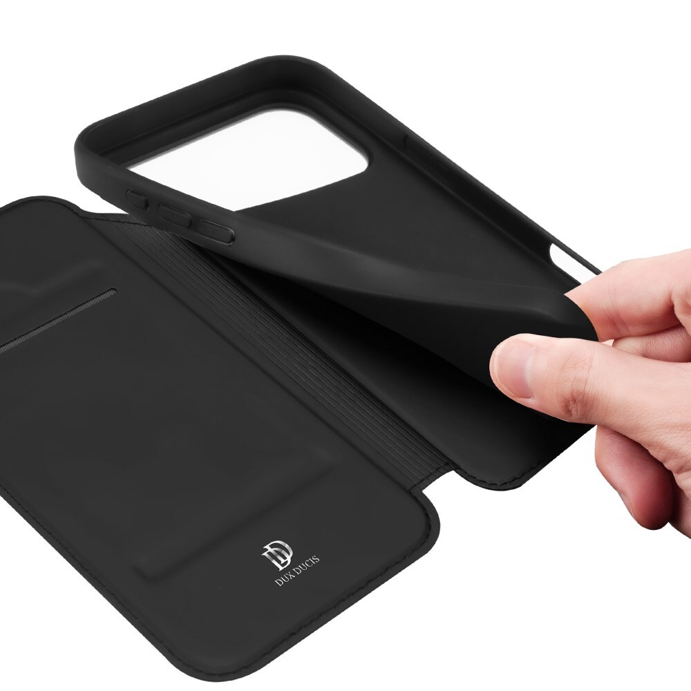 iPhone 17 Pro Slimmat mobilfodral, Svart