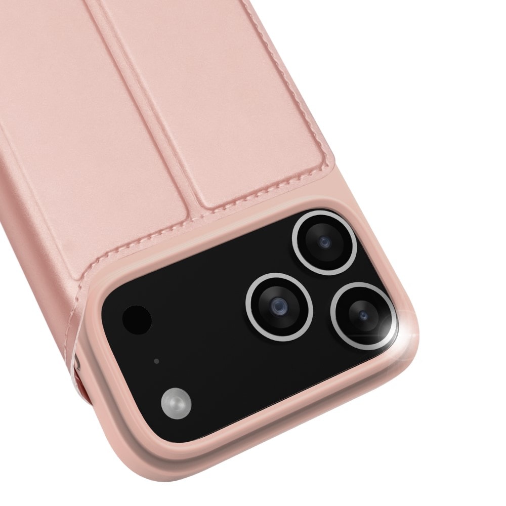 iPhone 17 Pro Slimmat mobilfodral, Roséguld