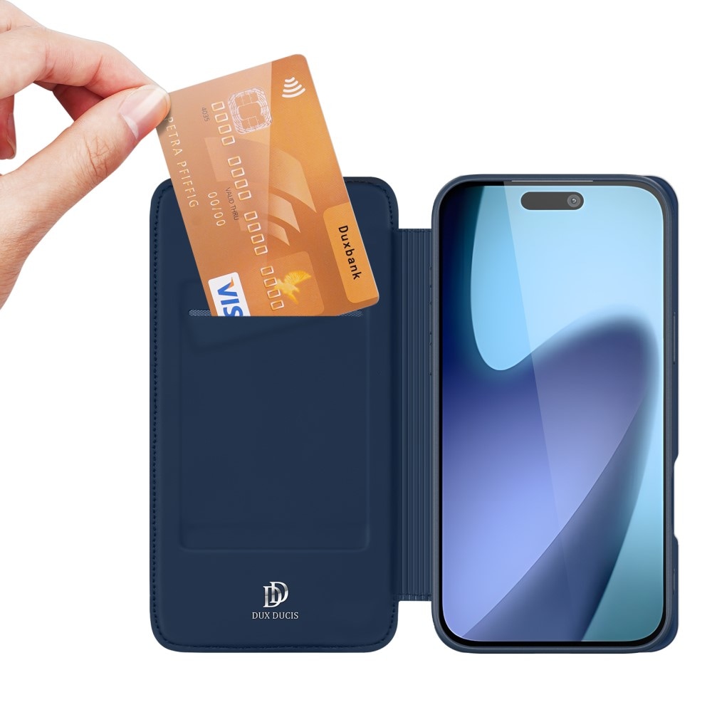 iPhone 17 Slimmat mobilfodral, Navy