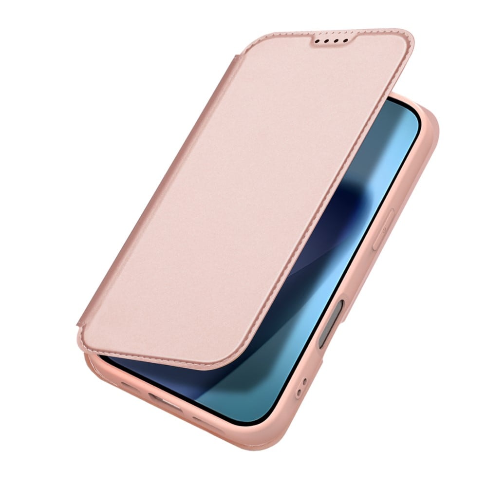 iPhone 17 Slimmat mobilfodral, Roséguld