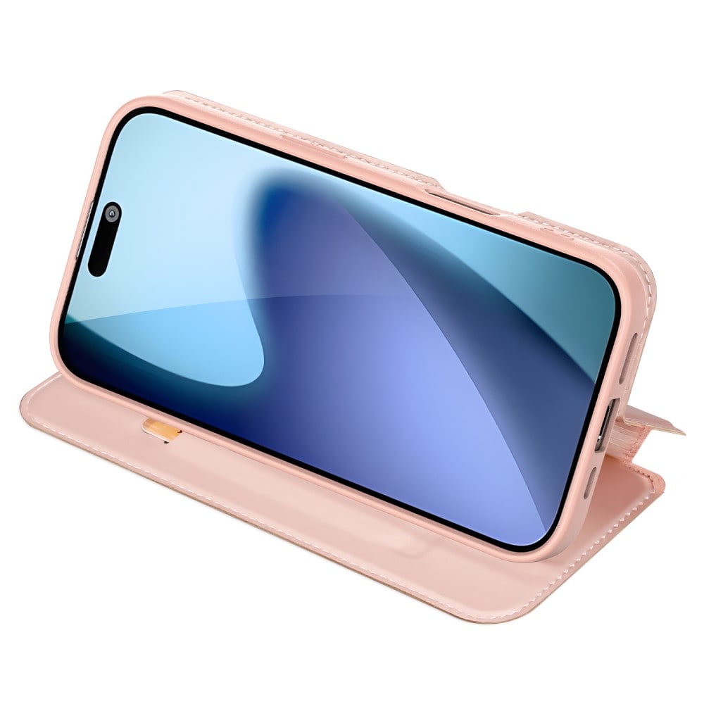 iPhone 17 Slimmat mobilfodral, Roséguld
