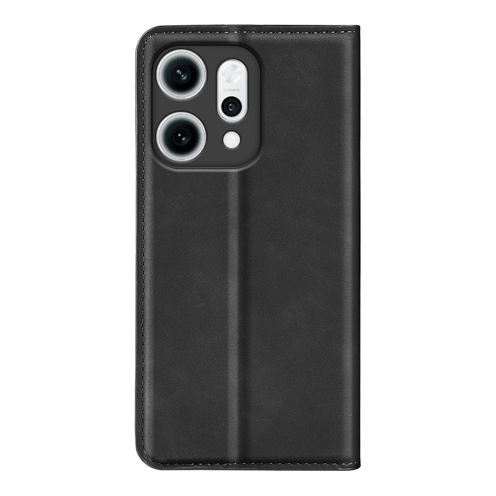 Oppo Reno 14 Slimmat fodral med kortfack, Svart