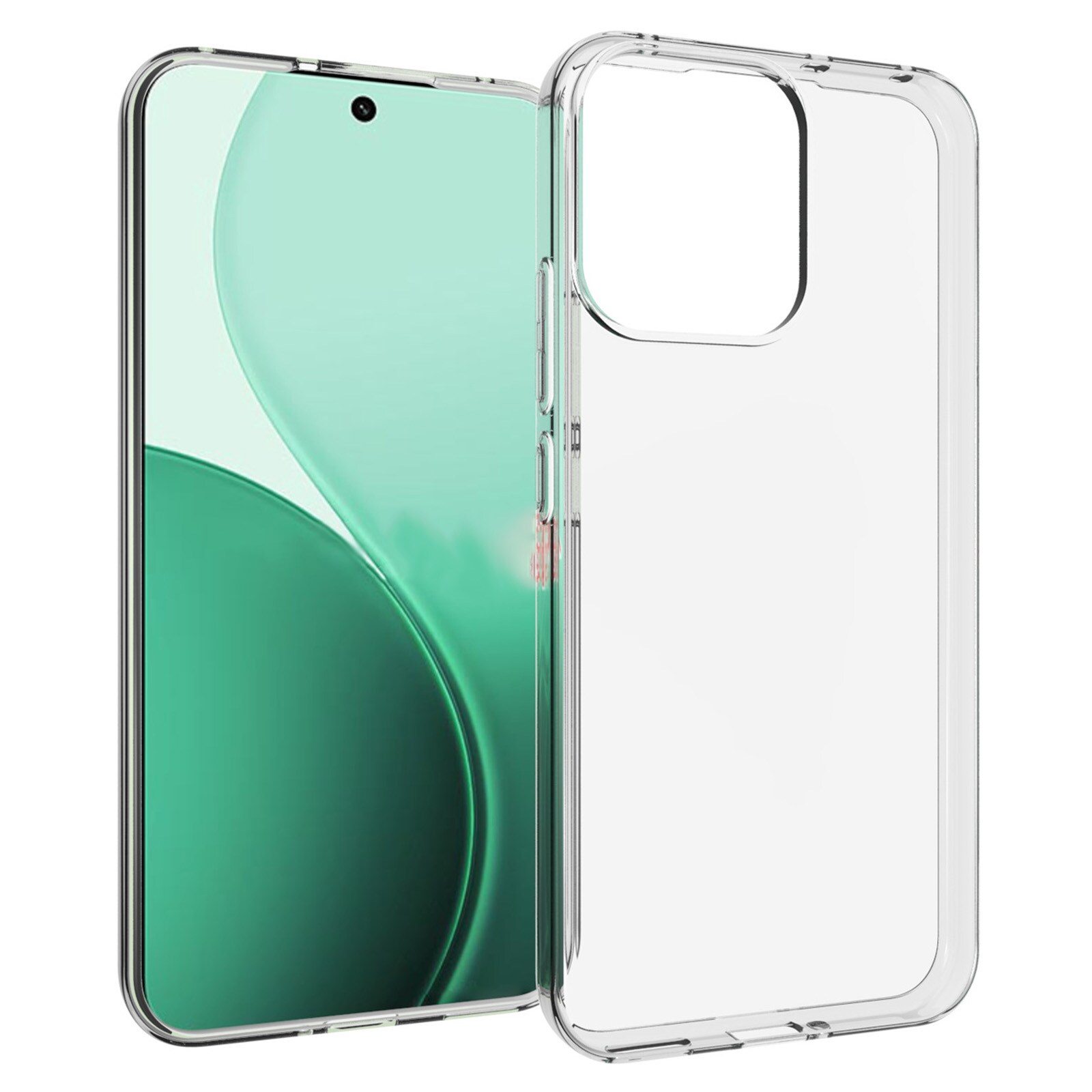 Oppo Reno 14 F Tunt TPU-skal, Genomskinlig