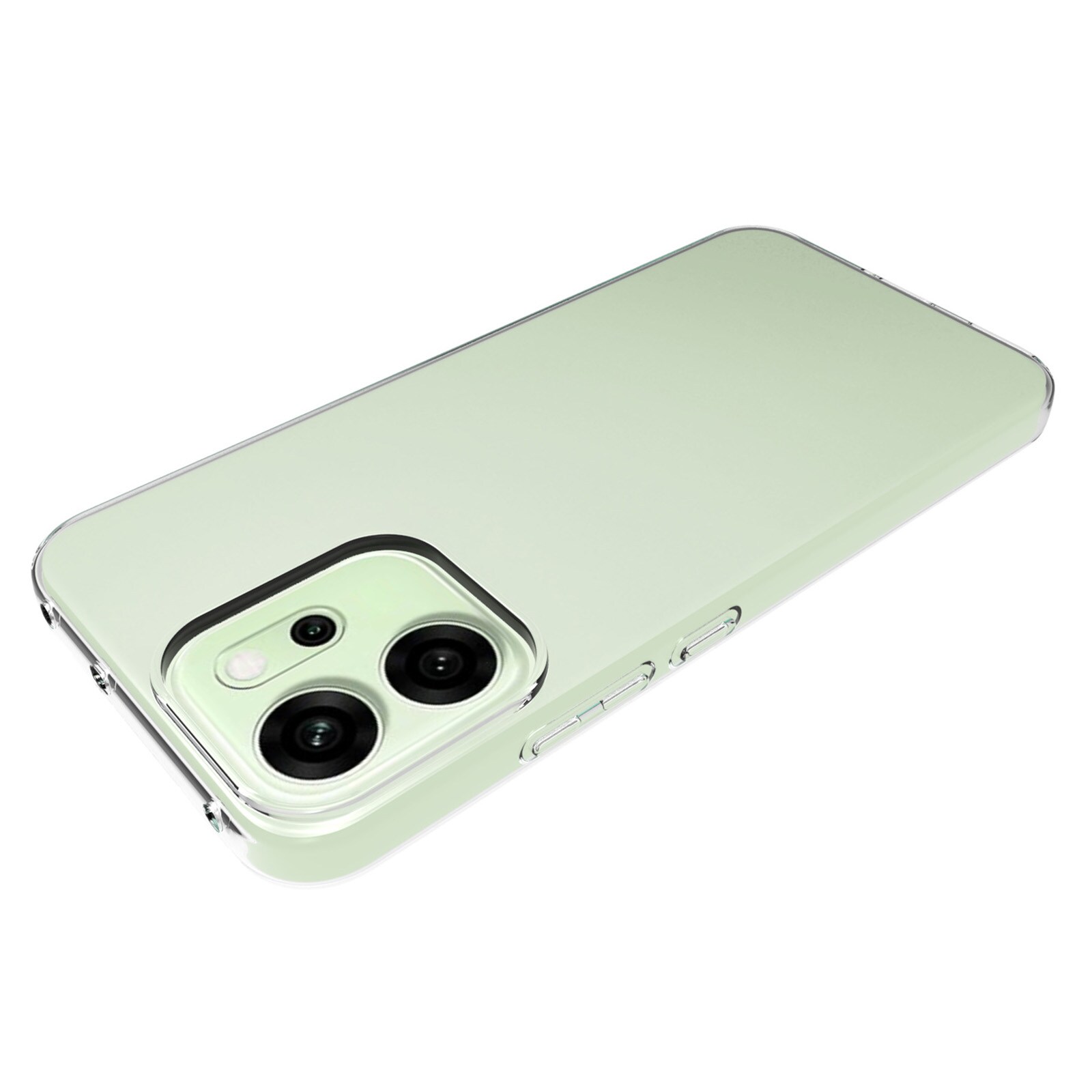 Oppo Reno 14 F Tunt TPU-skal, Genomskinlig