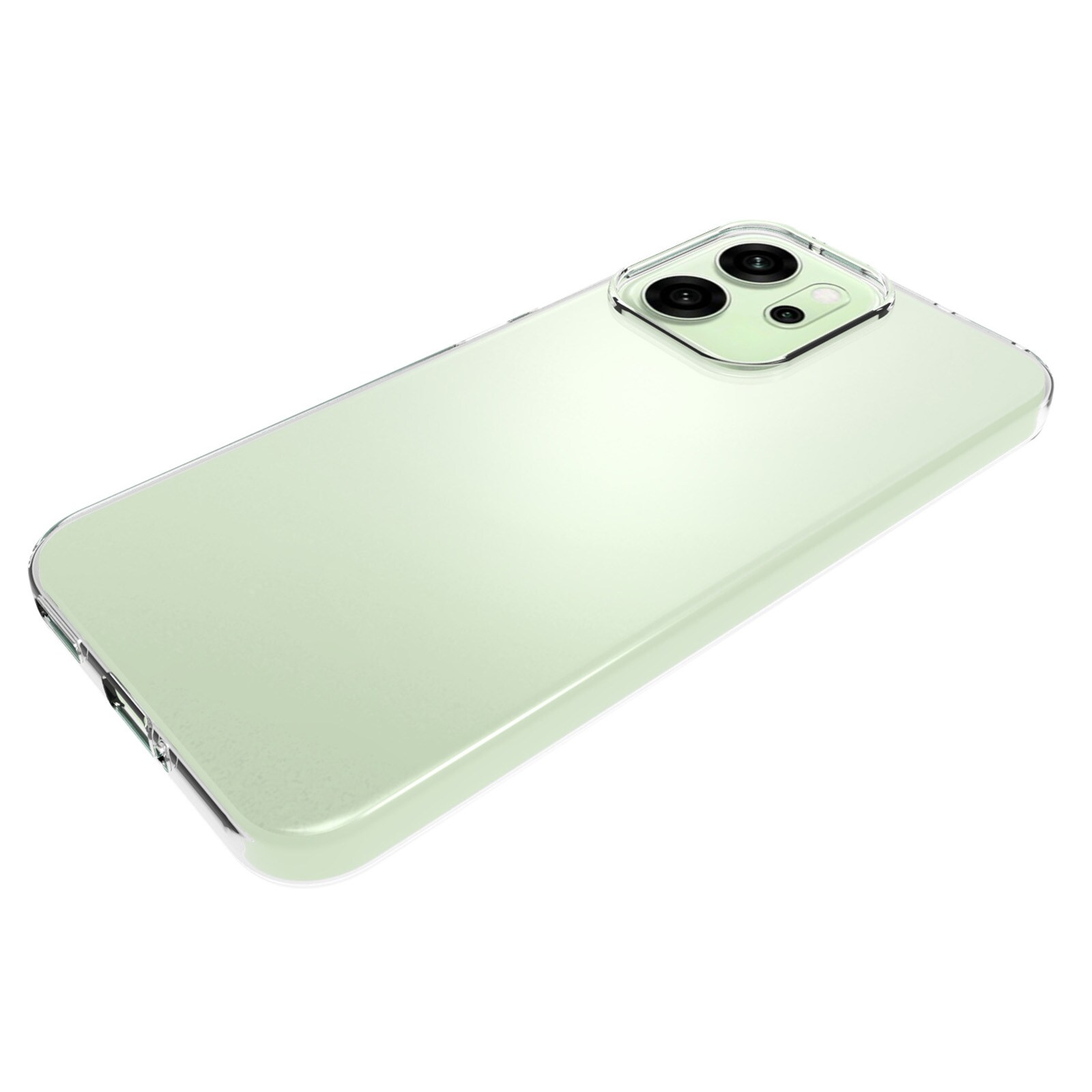 Oppo Reno 14 F Tunt TPU-skal, Genomskinlig
