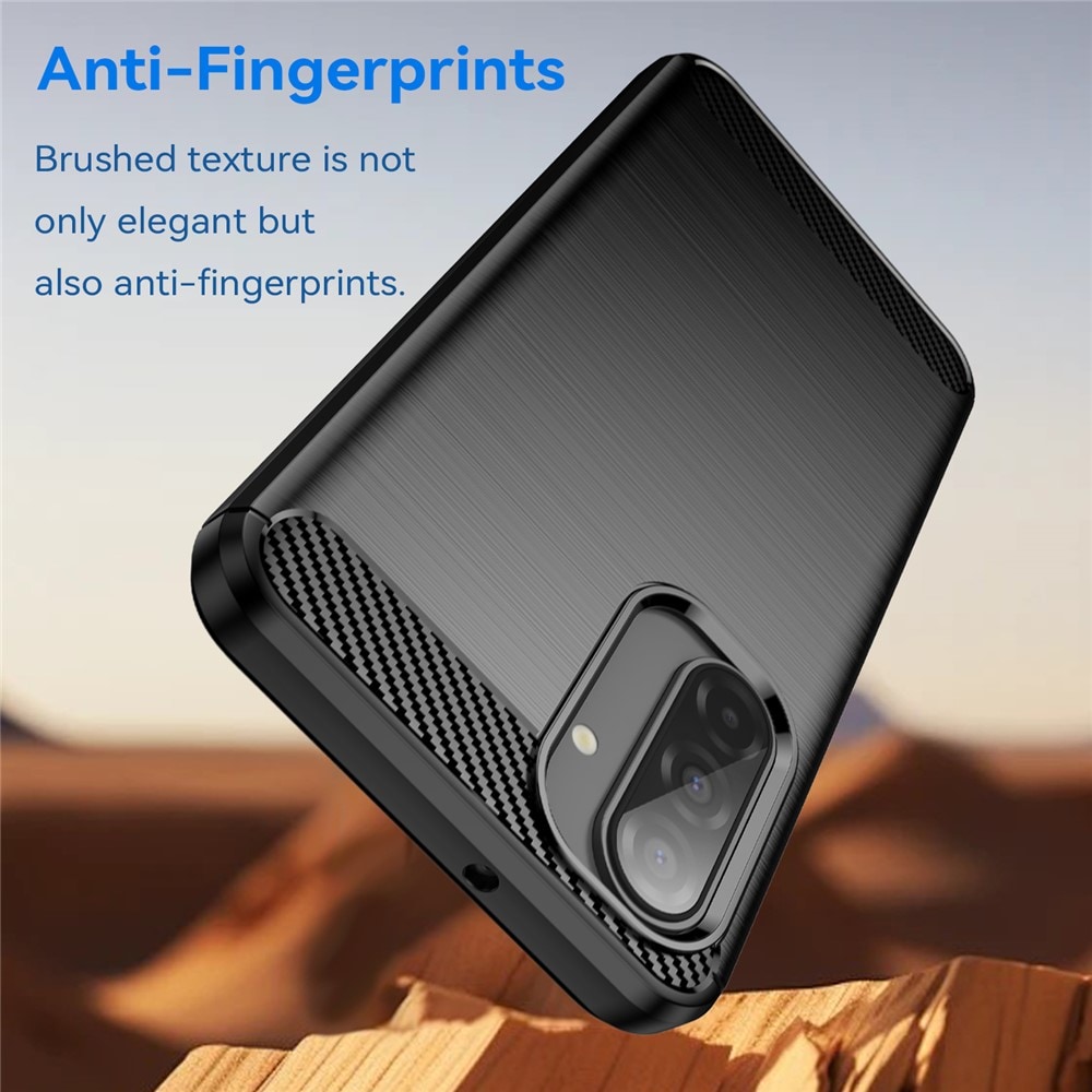 Samsung Galaxy A17 TPU-skal Brushed, Svart
