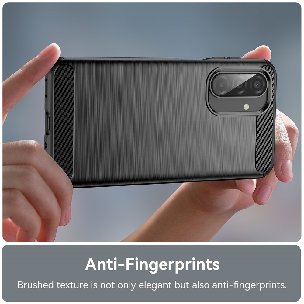Samsung Galaxy A17 TPU-skal Brushed, Svart