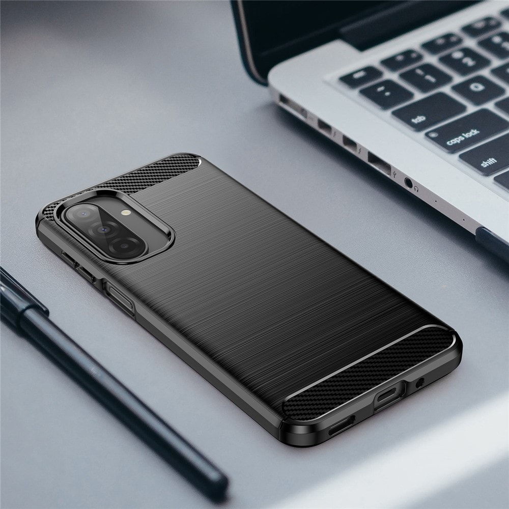 Samsung Galaxy A17 TPU-skal Brushed, Svart