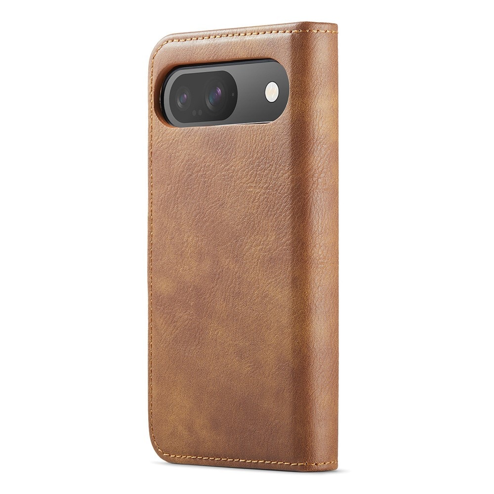 Google Pixel 10 Pro Plånboksfodral med avtagbart skal, Cognac