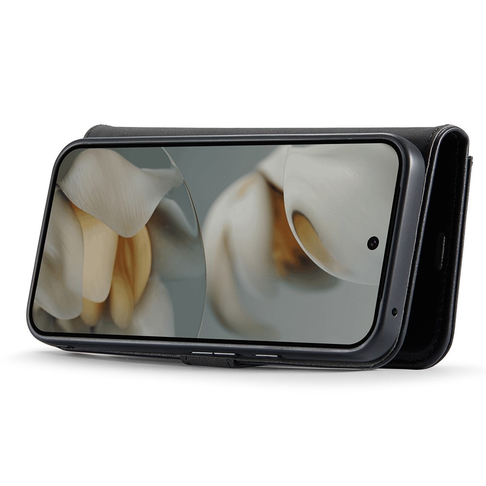 Google Pixel 10 Pro XL Plånboksfodral med avtagbart skal, Black