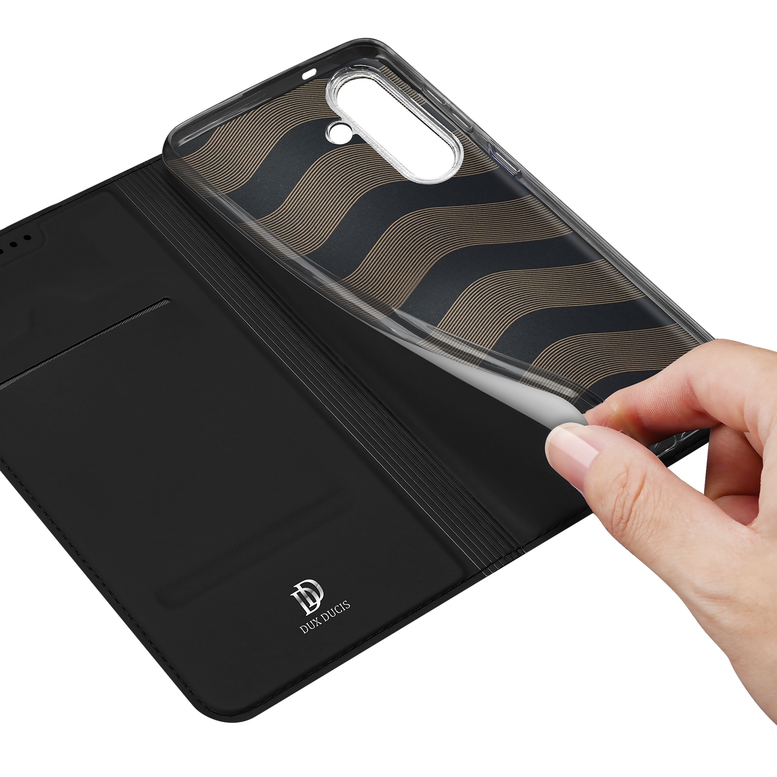 Samsung Galaxy S25 FE Slimmat mobilfodral, Svart