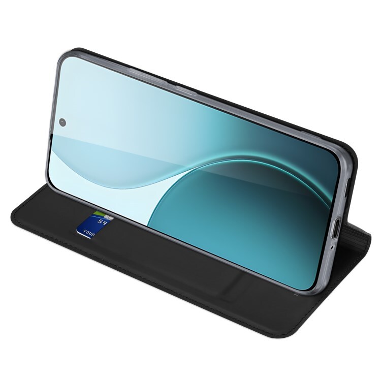 Oppo Reno 14 F Slimmat mobilfodral, Svart