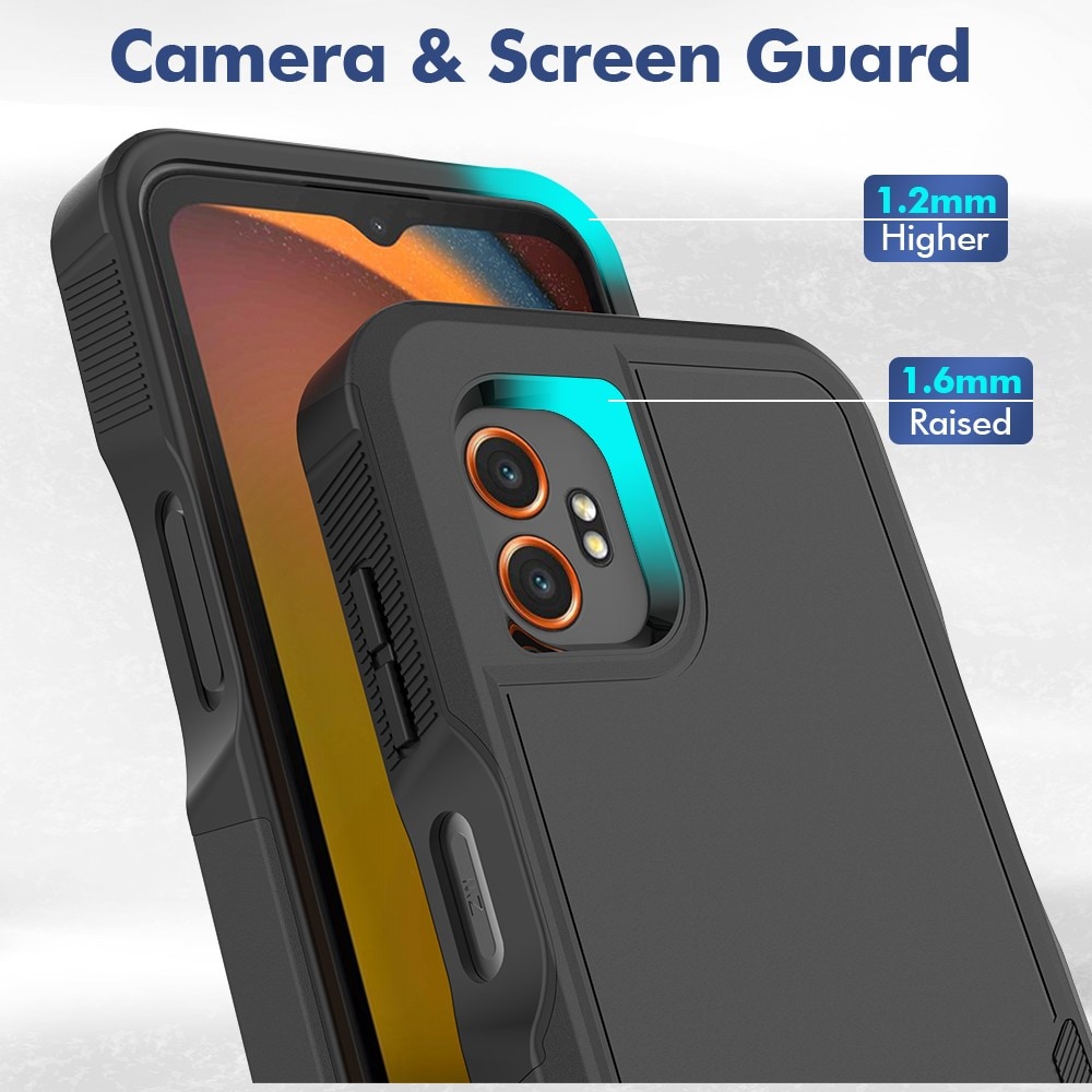 Samsung Galaxy Xcover 7 Pro Hybrid-skal Off-road, Svart