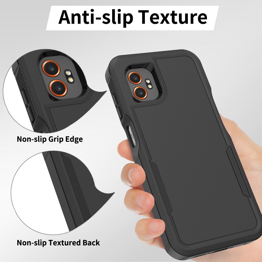 Samsung Galaxy Xcover 7 Pro Hybrid-skal Off-road, Svart