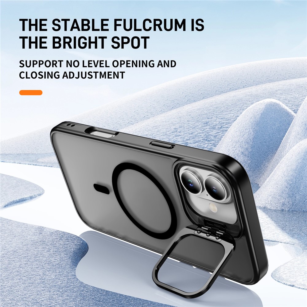 iPhone 17 Hybridskal MagSafe med kickstand, Svart