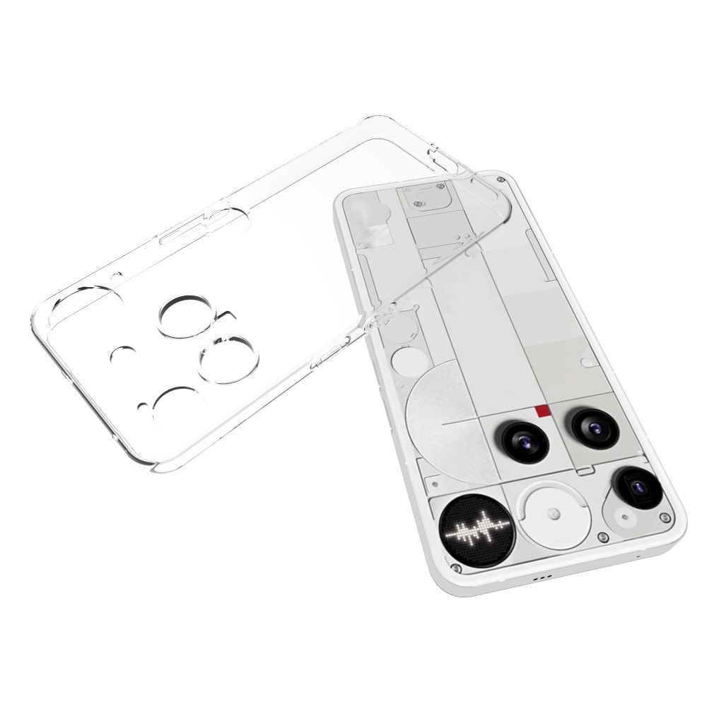 Nothing Phone 3 Tunt TPU-skal, Genomskinlig