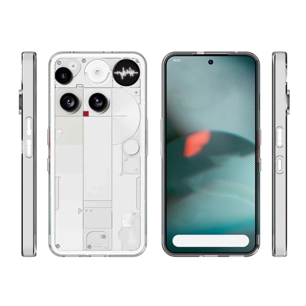 Nothing Phone 3 Tunt TPU-skal, Genomskinlig