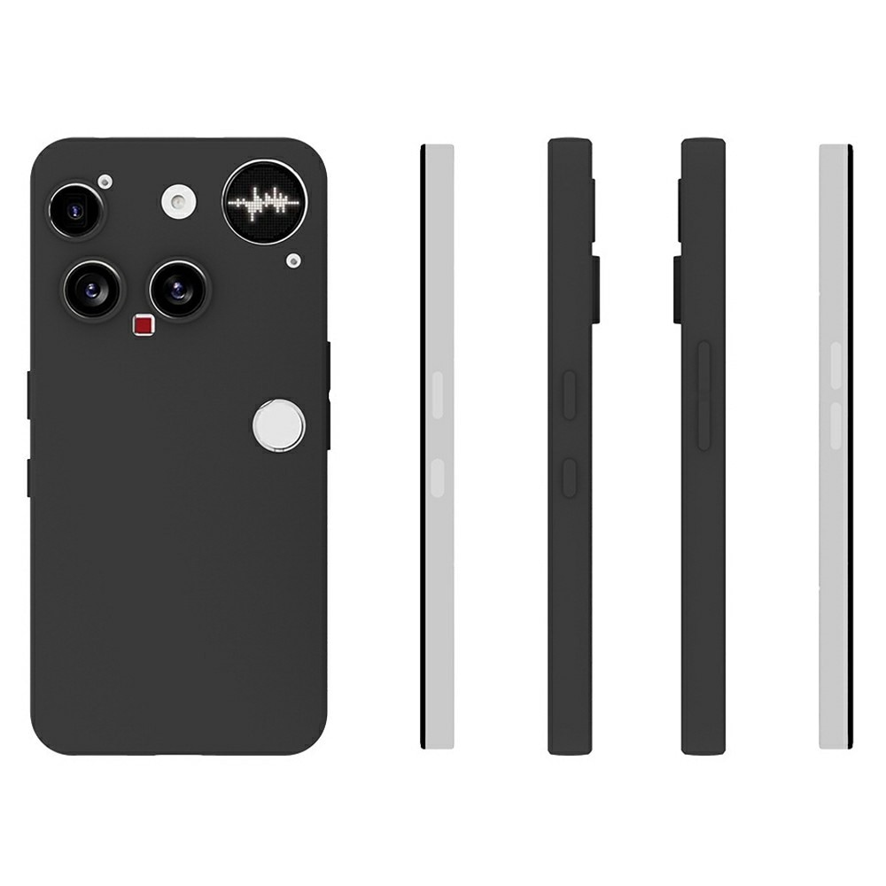 Nothing Phone 3 Tunt TPU-skal, Svart