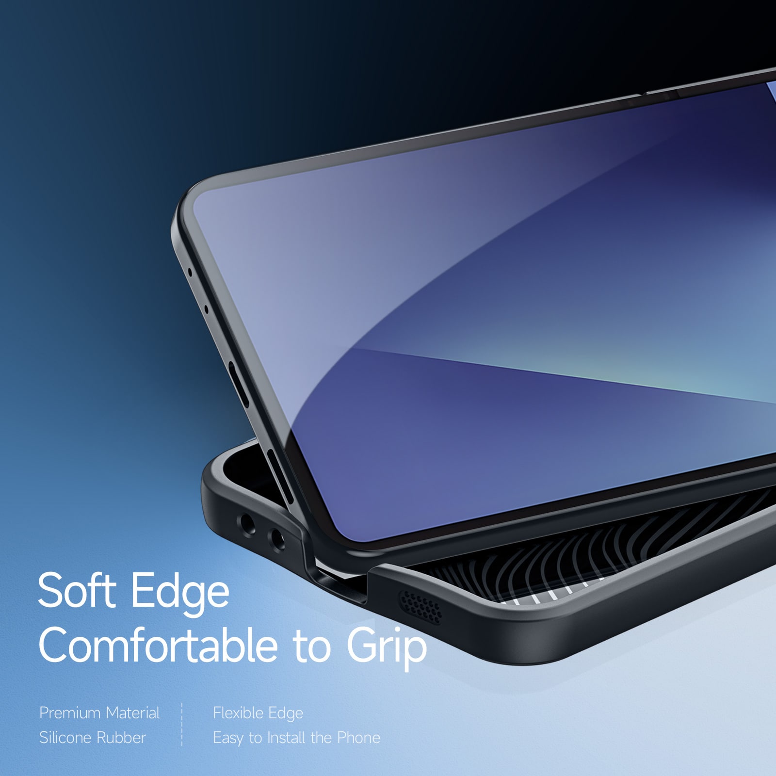 Samsung Galaxy Z Flip 7 Aimo Hybrid-skal, svart