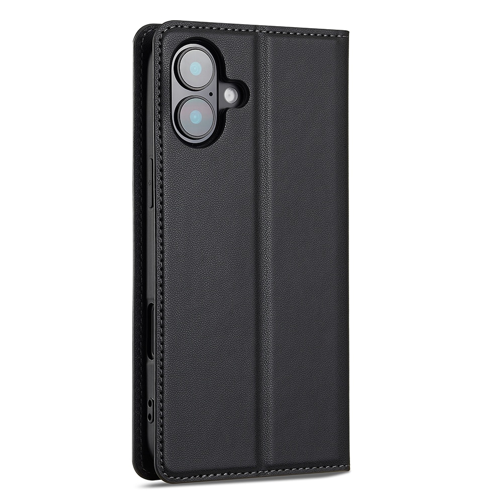 iPhone 17 Tunnt plånboksfodral, Svart