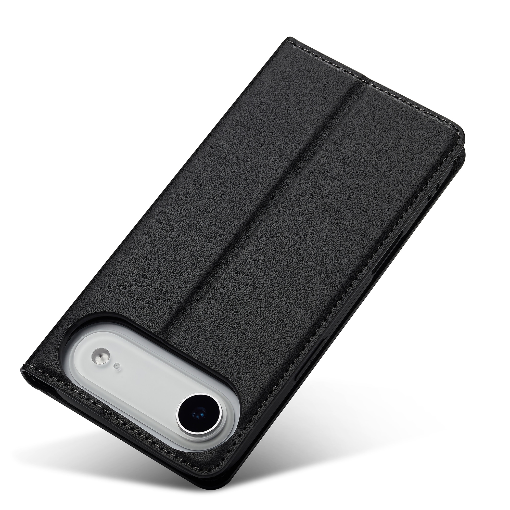iPhone 17 Air Tunnt plånboksfodral, Svart