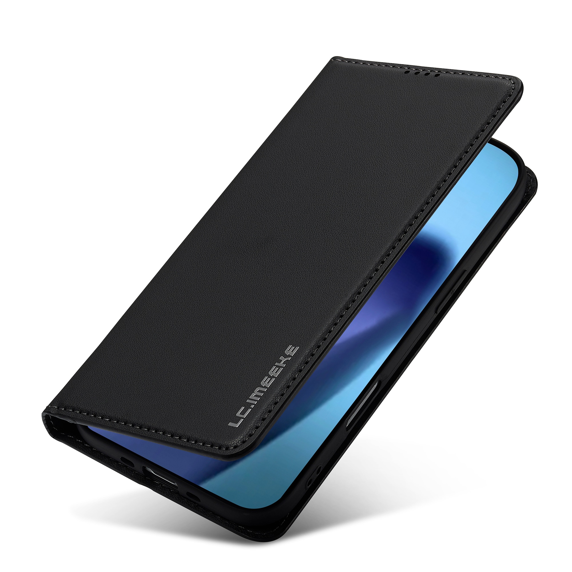 iPhone 17 Air Tunnt plånboksfodral, Svart