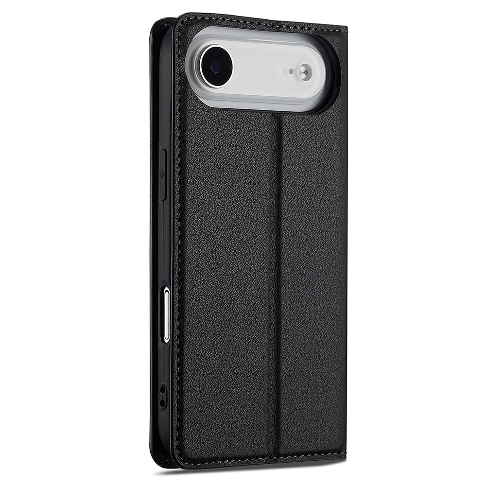 iPhone 17 Air Tunnt plånboksfodral, Svart