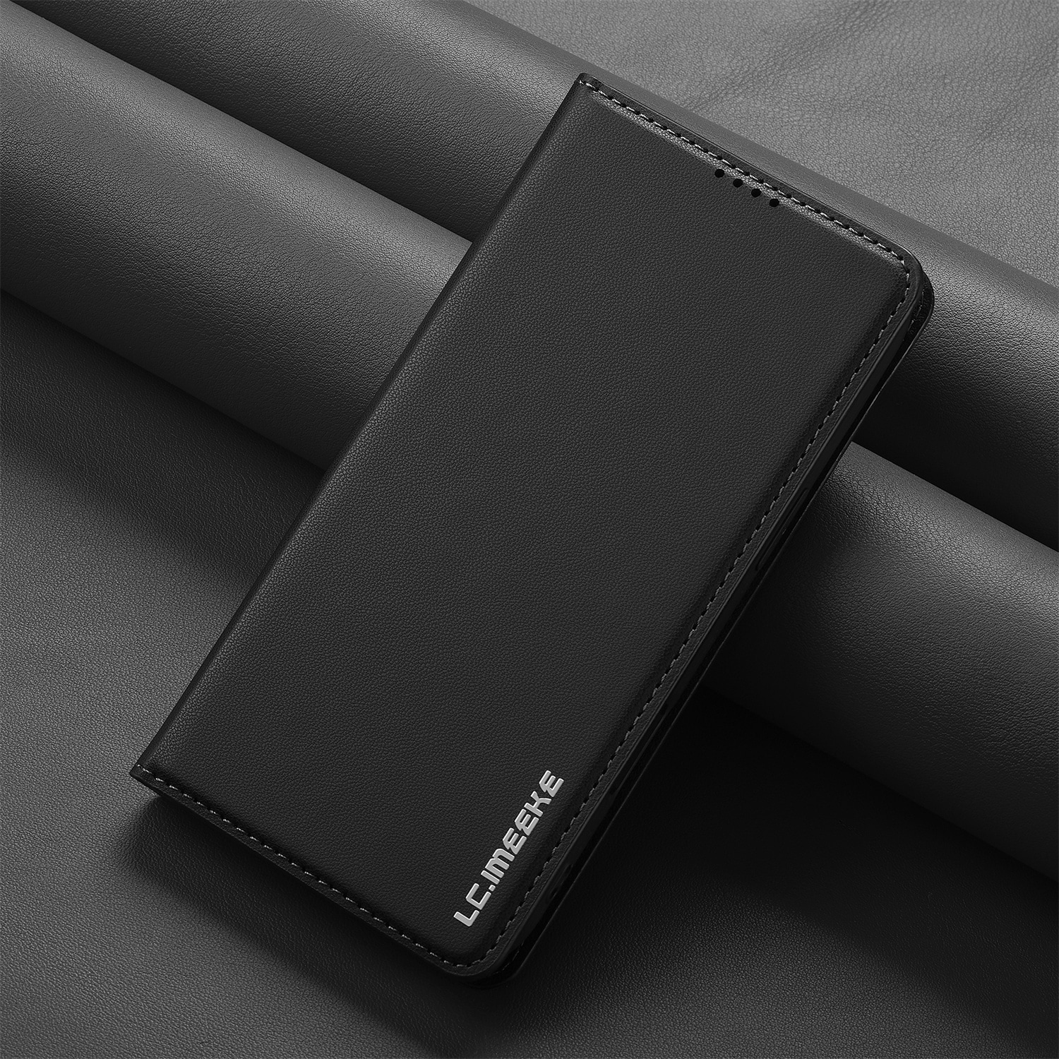 iPhone 17 Air Tunnt plånboksfodral, Svart