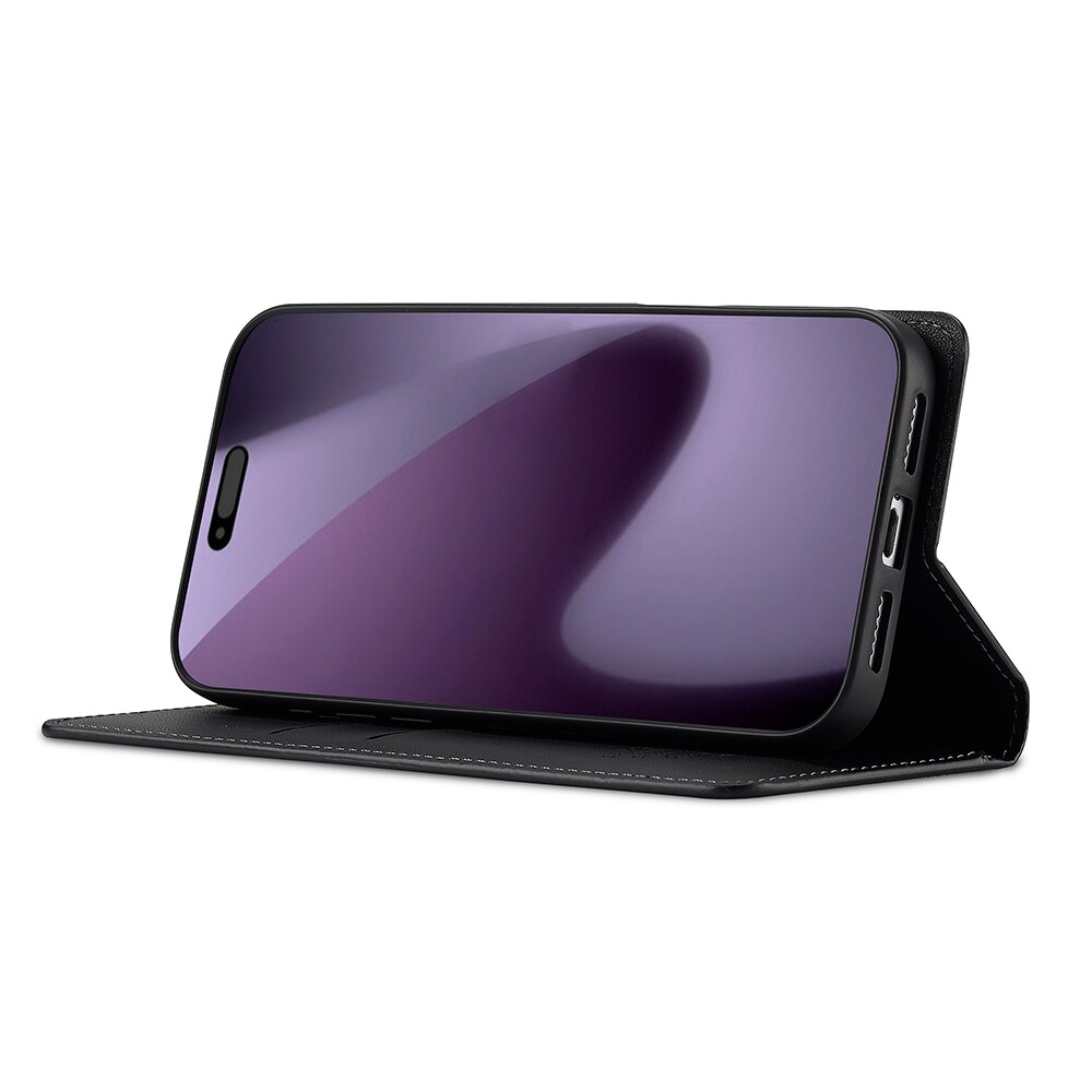 iPhone 17 Pro Max Tunnt plånboksfodral, Svart