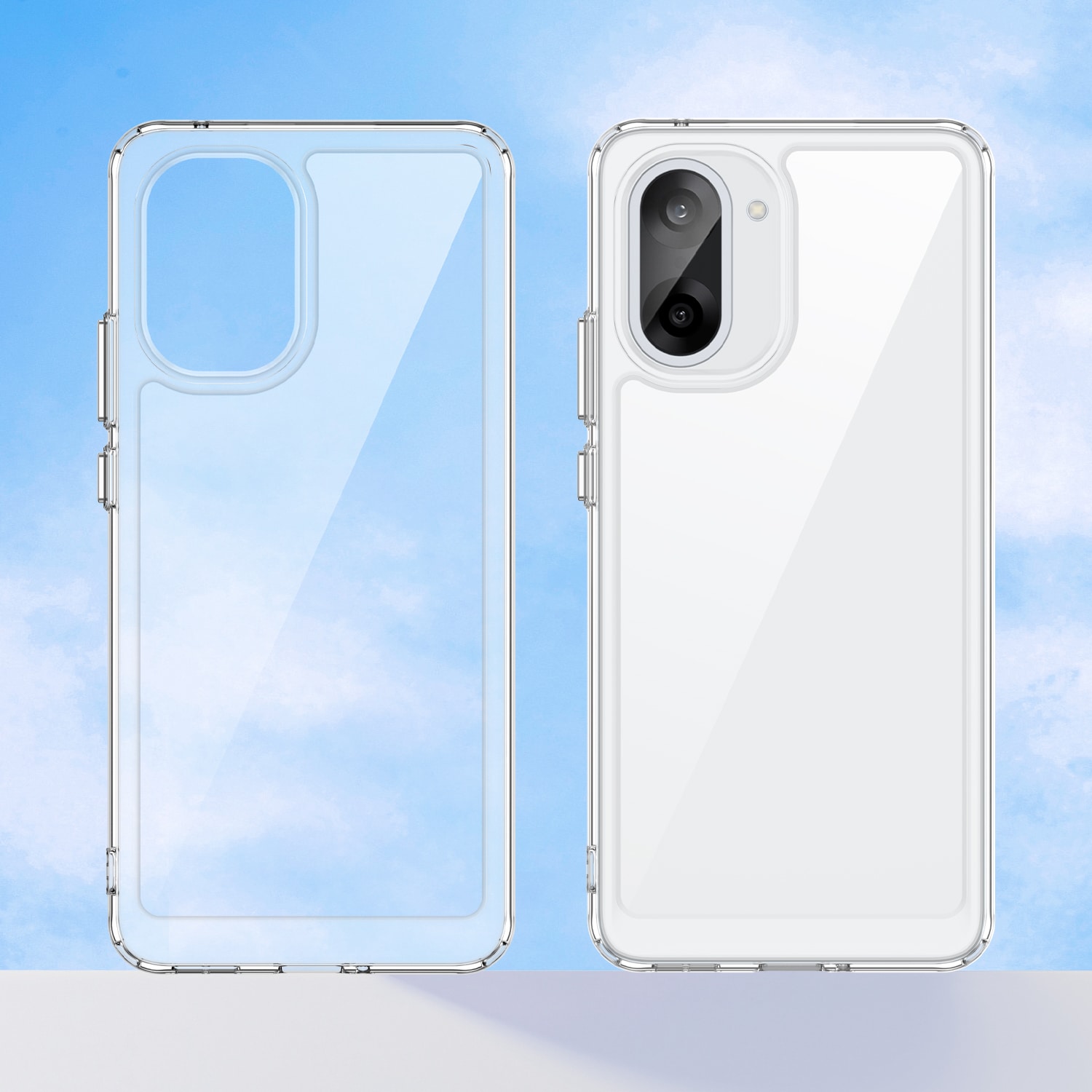  OnePlus Nord CE5 Crystal Hybrid-skal, Genomskinlig