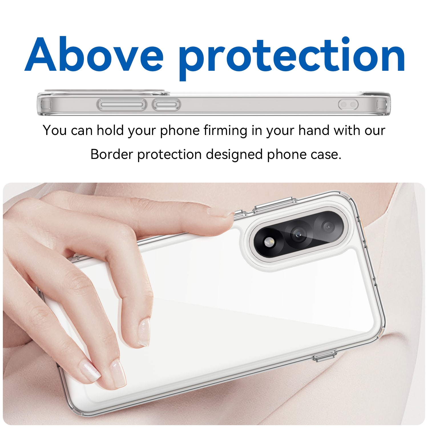  OnePlus Nord 5 Crystal Hybrid-skal, Genomskinlig