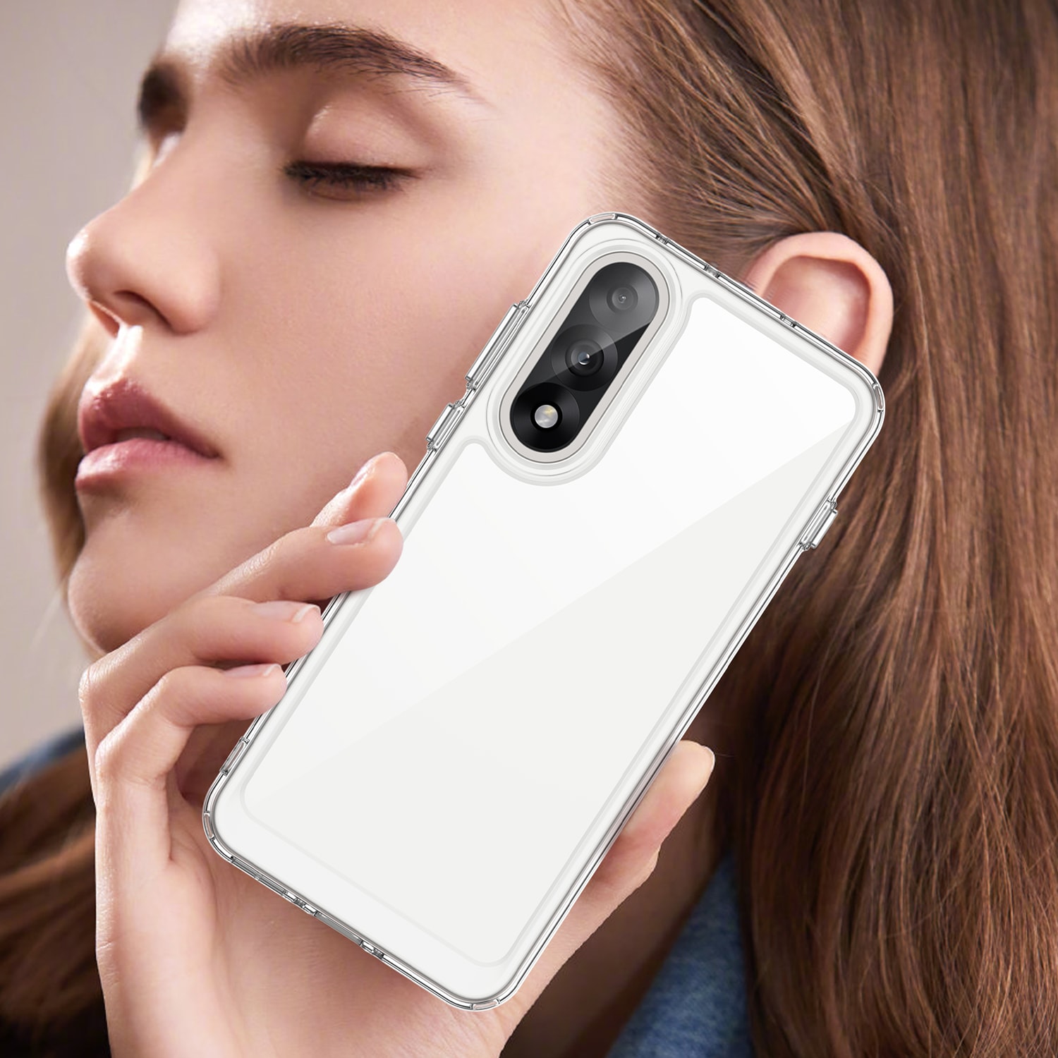  OnePlus Nord 5 Crystal Hybrid-skal, Genomskinlig