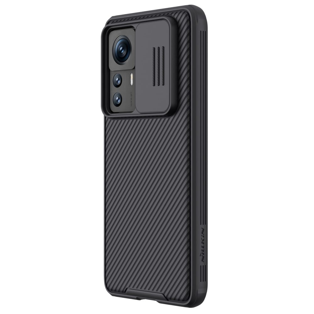 Xiaomi 12T Pro Skal med kameraskydd - CamShield, Svart