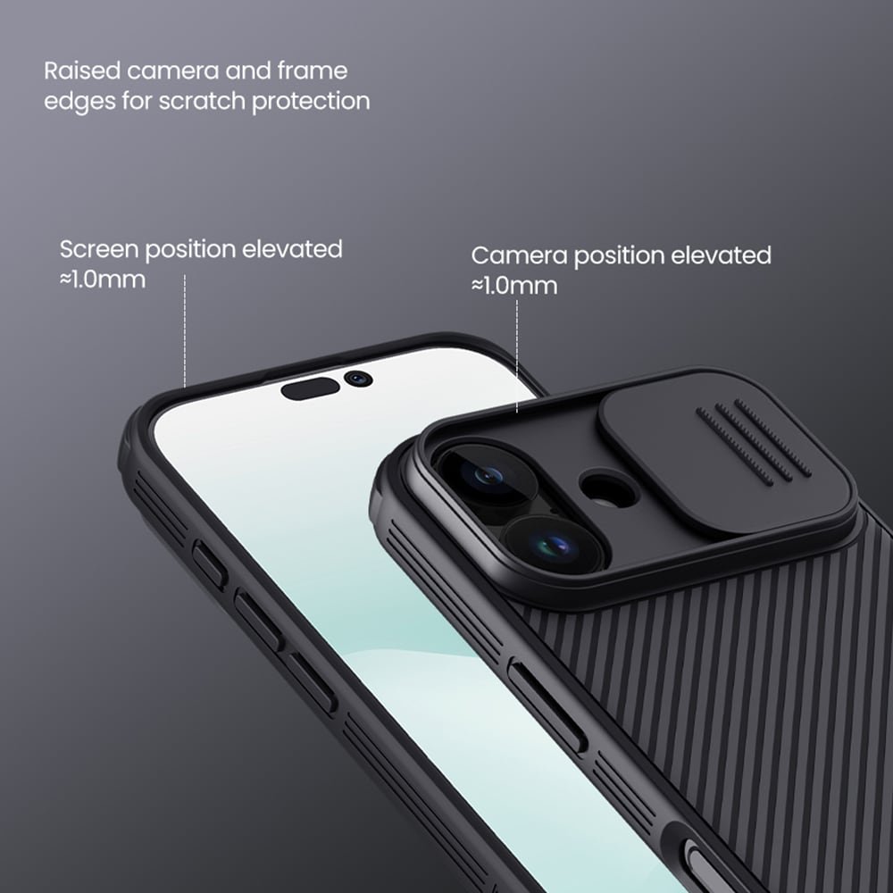 iPhone 17 Skal med kameraskydd - CamShield, Blå