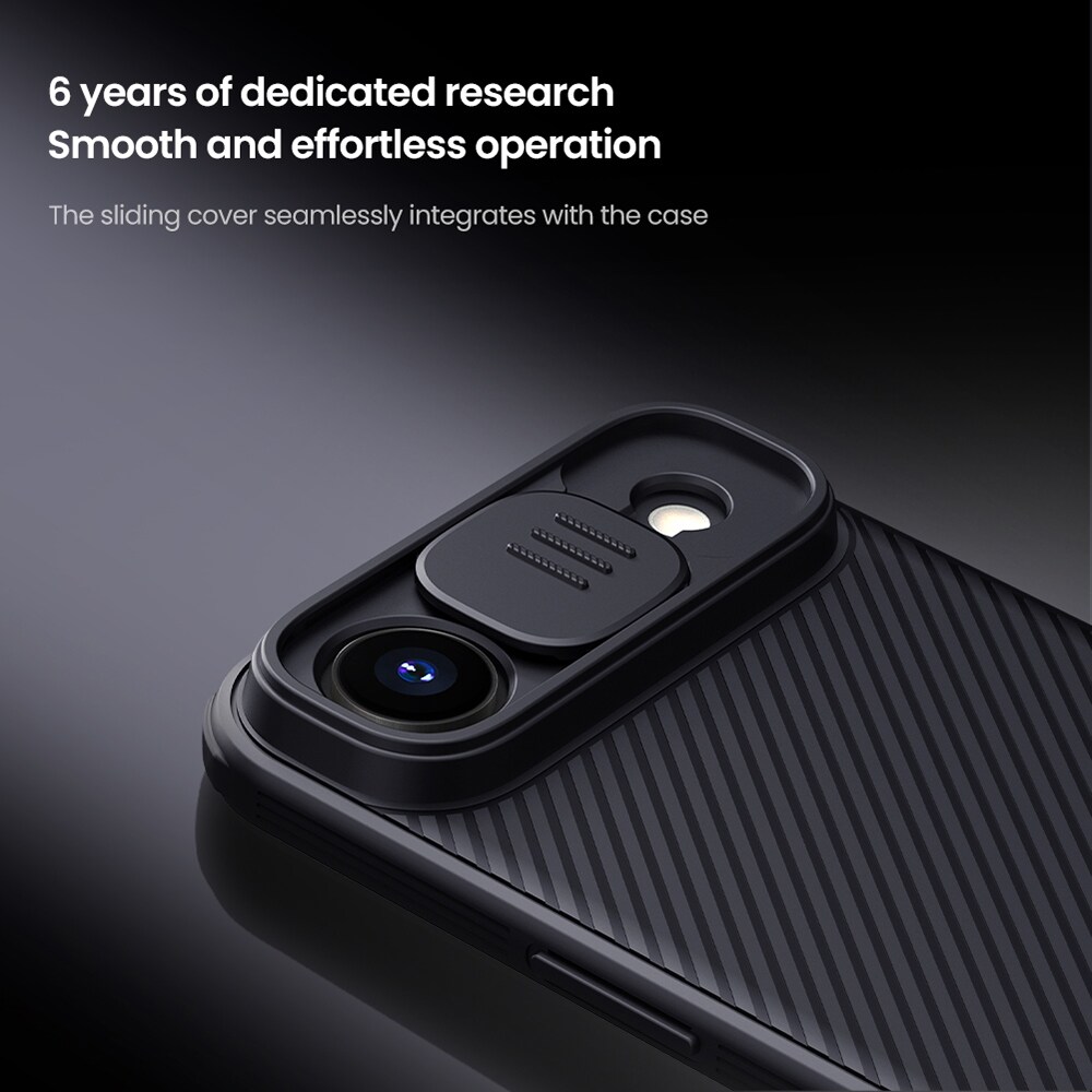 iPhone 17 Air Skal med kameraskydd - CamShield, Svart