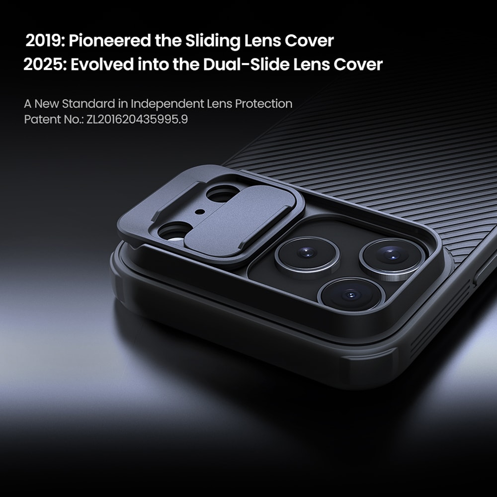 iPhone 17 Pro Max Skal med kameraskydd - CamShield, Svart
