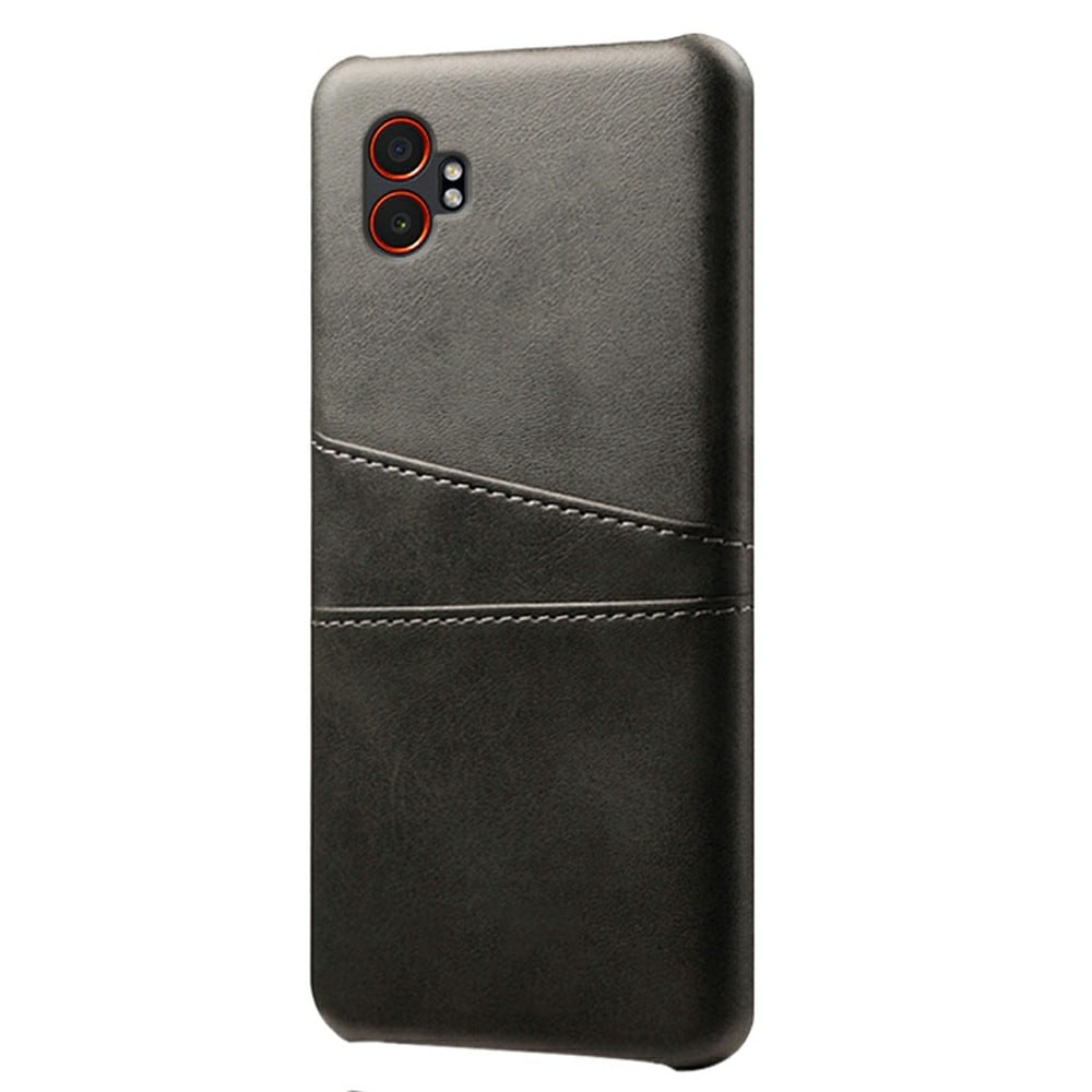 Samsung Galaxy Xcover 7 Pro Snyggt skal med 2 kortfack, Svart