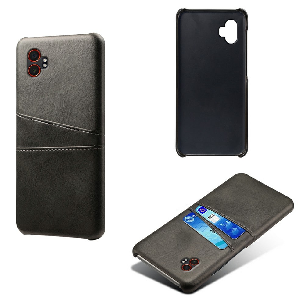 Samsung Galaxy Xcover 7 Pro Snyggt skal med 2 kortfack, Svart