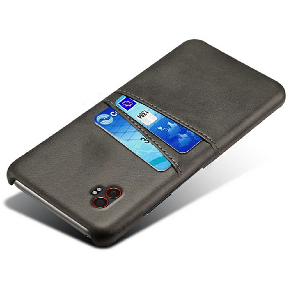Samsung Galaxy Xcover 7 Pro Snyggt skal med 2 kortfack, Svart