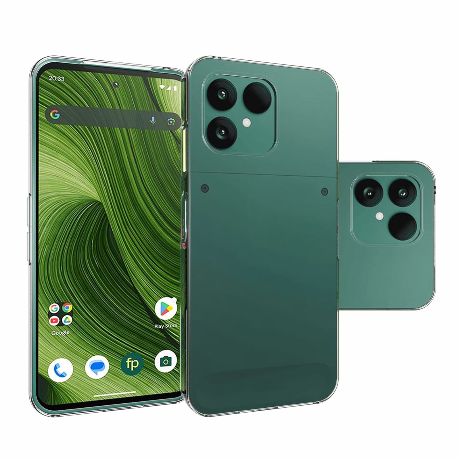  Fairphone 6 Tunt TPU-skal, Genomskinlig