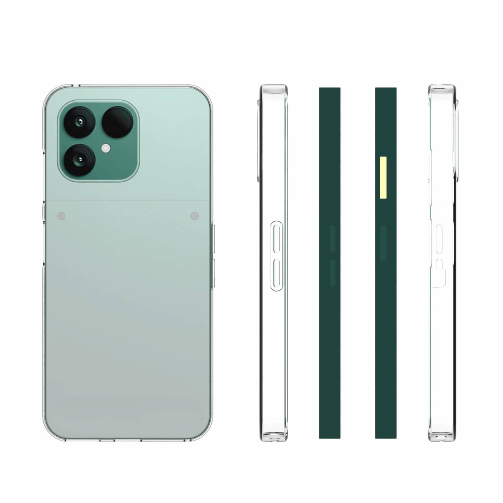  Fairphone 6 Tunt TPU-skal, Genomskinlig