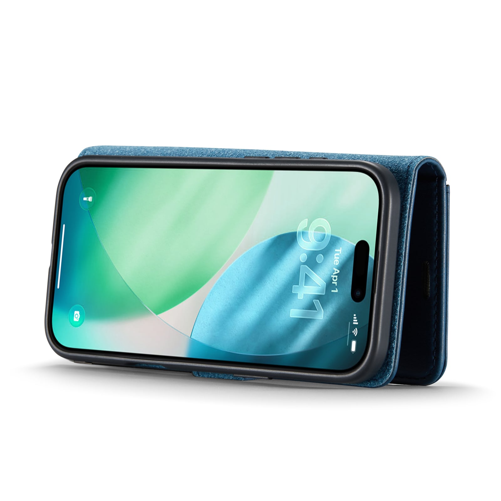 iPhone 17 Air Plånboksfodral med avtagbart skal, Blue