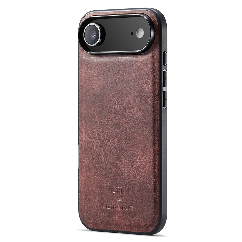 iPhone 17 Air Plånboksfodral med avtagbart skal, Red