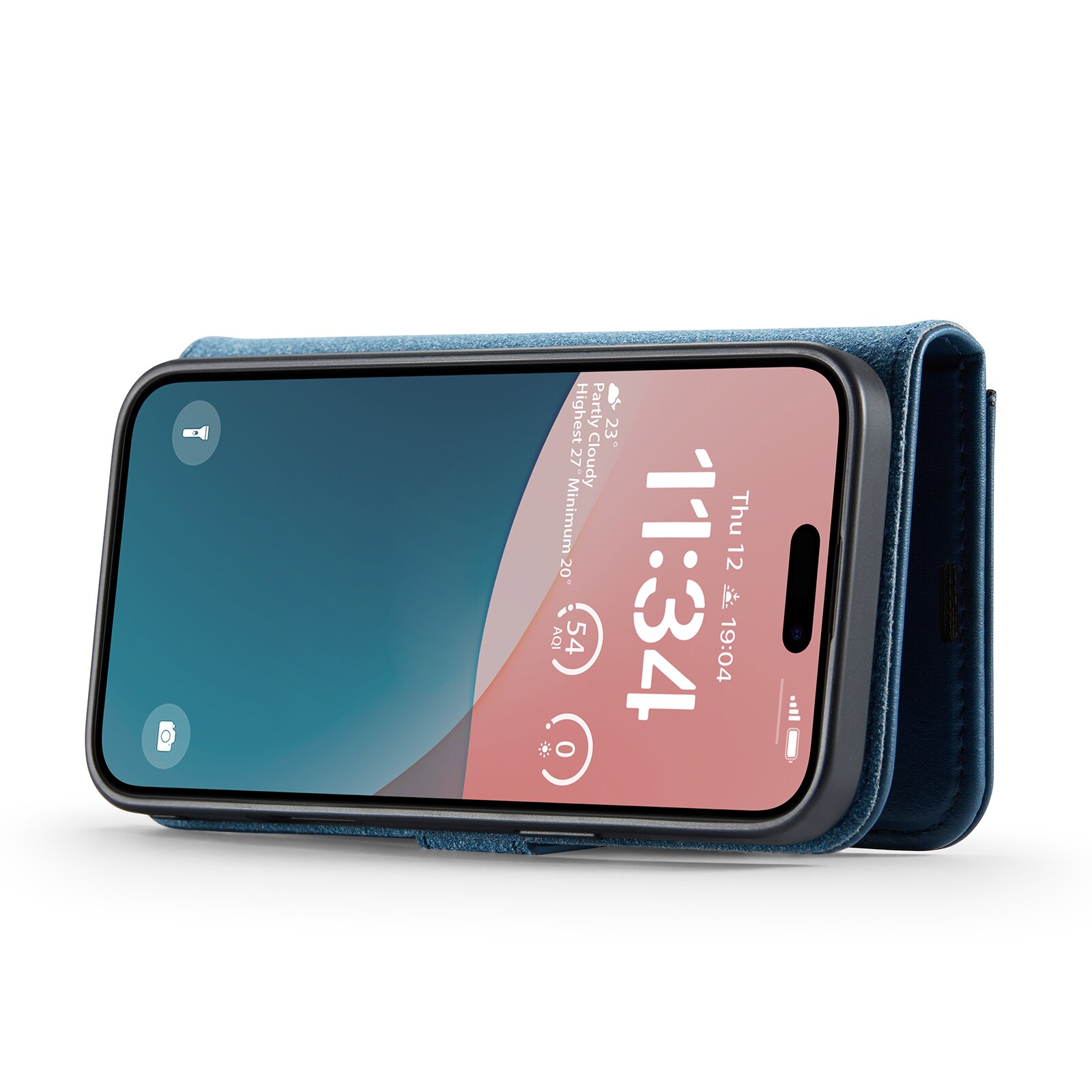 iPhone 17 Plånboksfodral med avtagbart skal, Blue