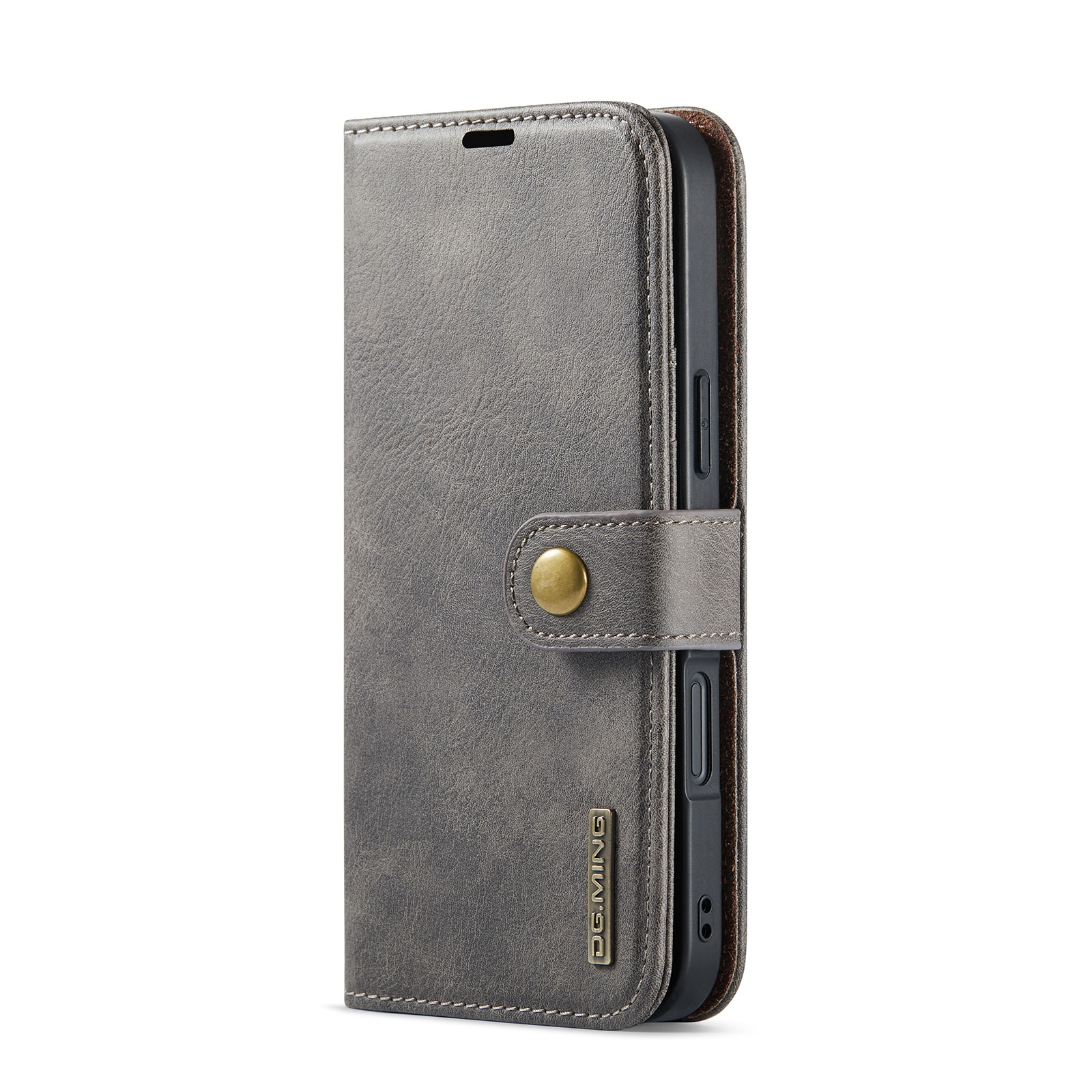 iPhone 17 Plånboksfodral med avtagbart skal, Brown
