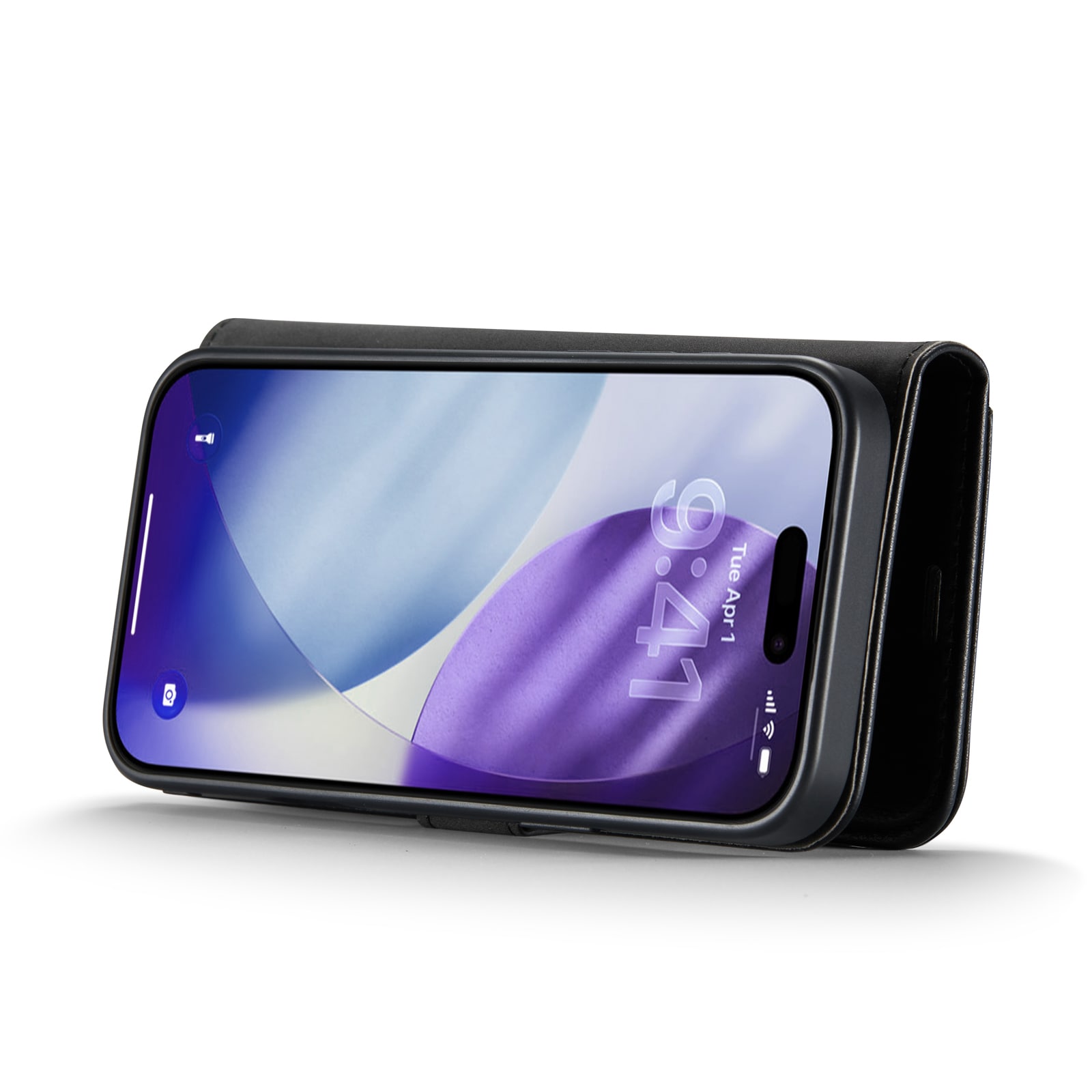 iPhone 17 Pro Plånboksfodral med avtagbart skal, Black