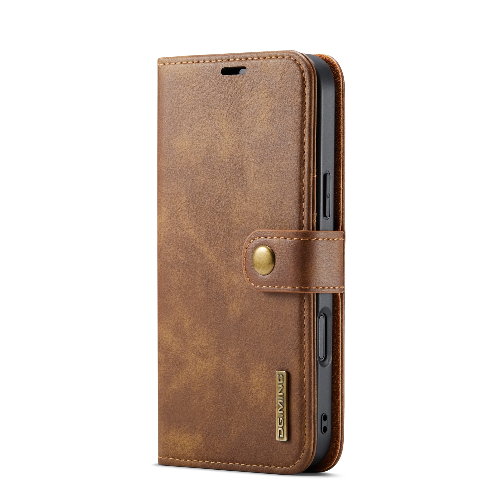 iPhone 17 Pro Plånboksfodral med avtagbart skal, Cognac
