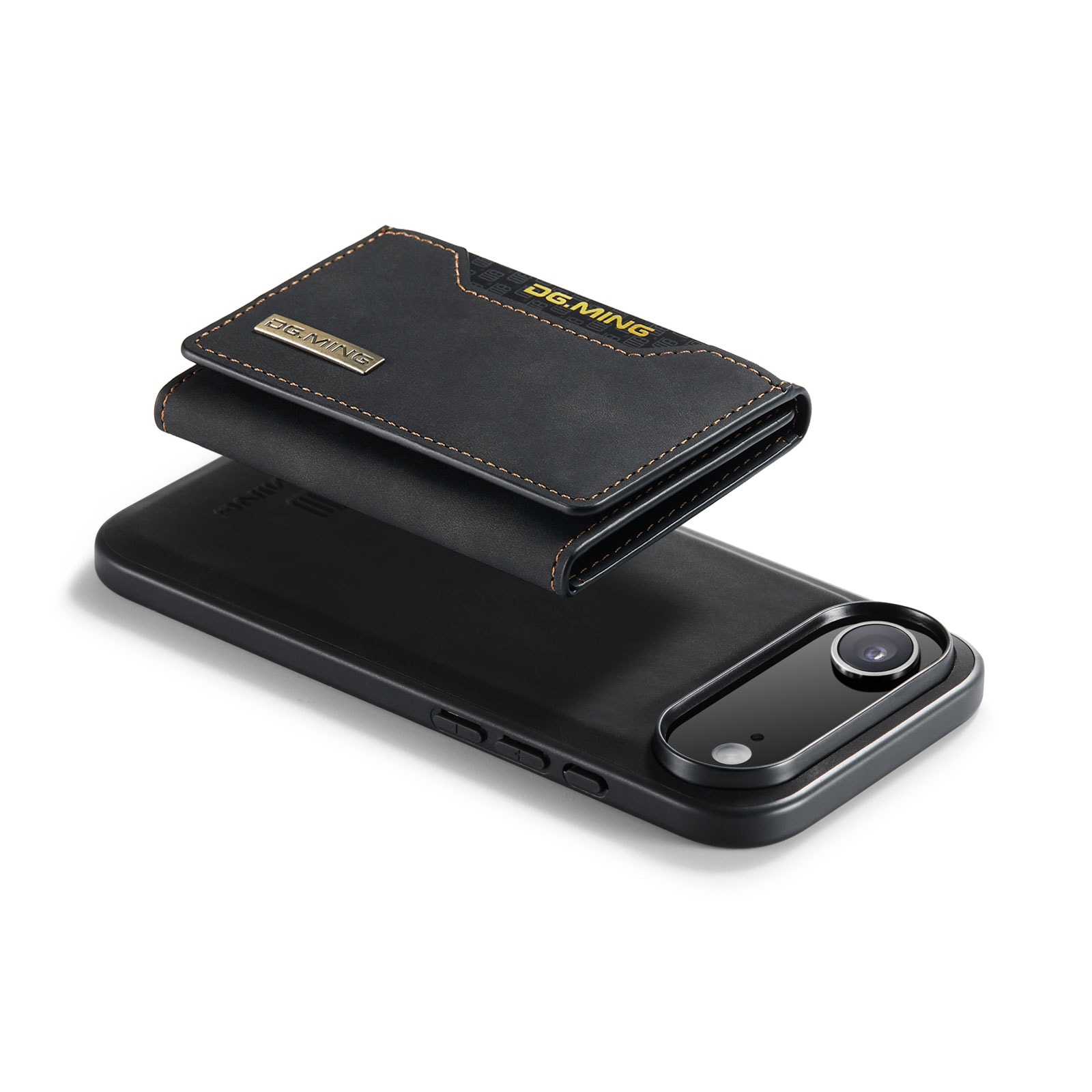 iPhone 17 Air Skal med avtagbar plånbok, Svart